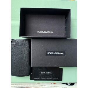 DOLCE & GABBANA‎ Black Leather iPhone 4G Case Cover Holder Made in Italy